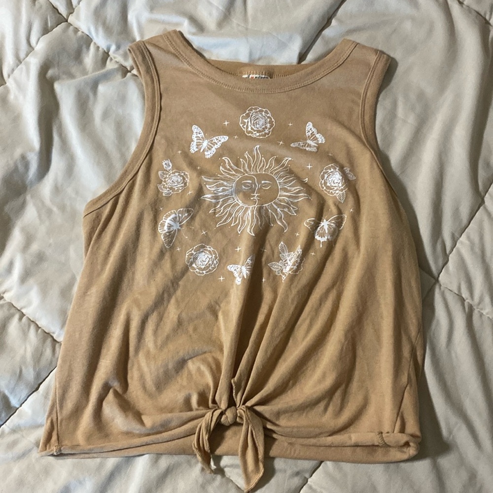 Cropped hippie tank top